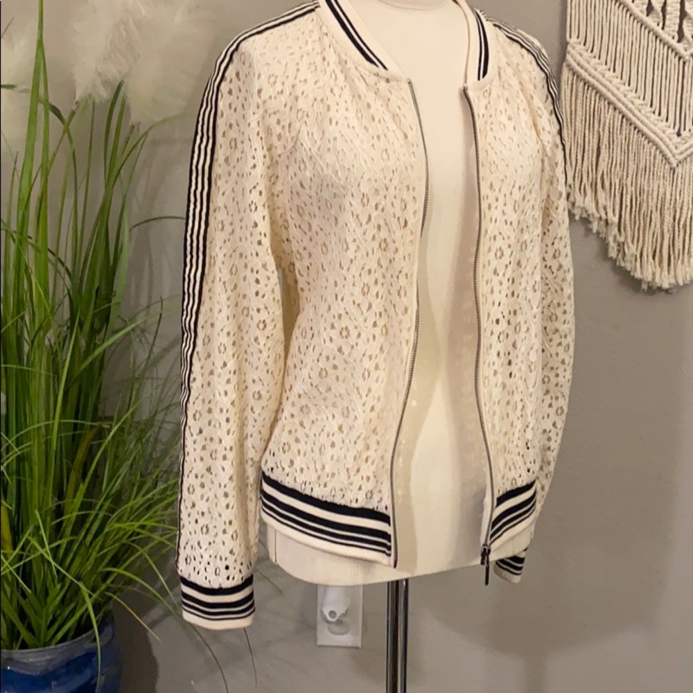 Cream lace jacket